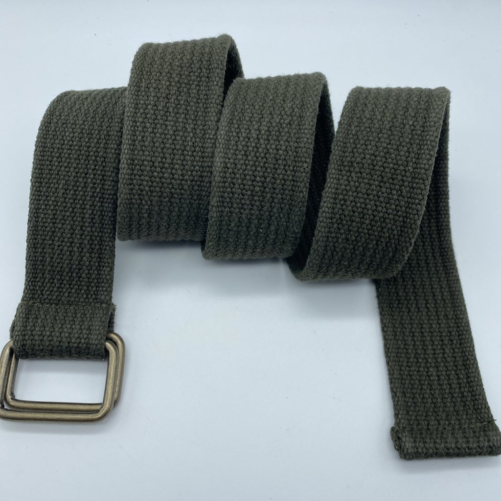 Unbranded Green D-Ring Belt Men's Size L End To End 41"